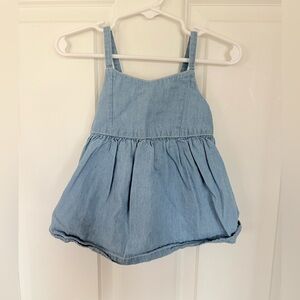 Old Navy - Jean Toddler Girl Tank Top w/ Super Cute Back - Size 2t
